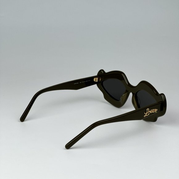 Loewe LW40109U 96A BRAND NEW Sunglasses Khaky Smoke Geometric Unisex - Picture 6 of 11